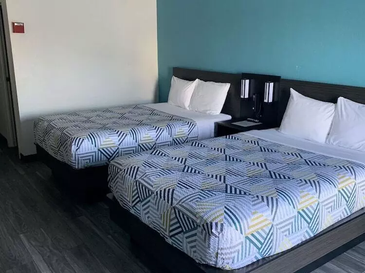 Standard-huone 2 Parivuodetta, Motel 6 Lincoln, Ne Airport