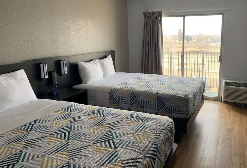 Номер Стандарт 2 Двуспальные Кровати, Motel 6 Lincoln, Ne   Airport