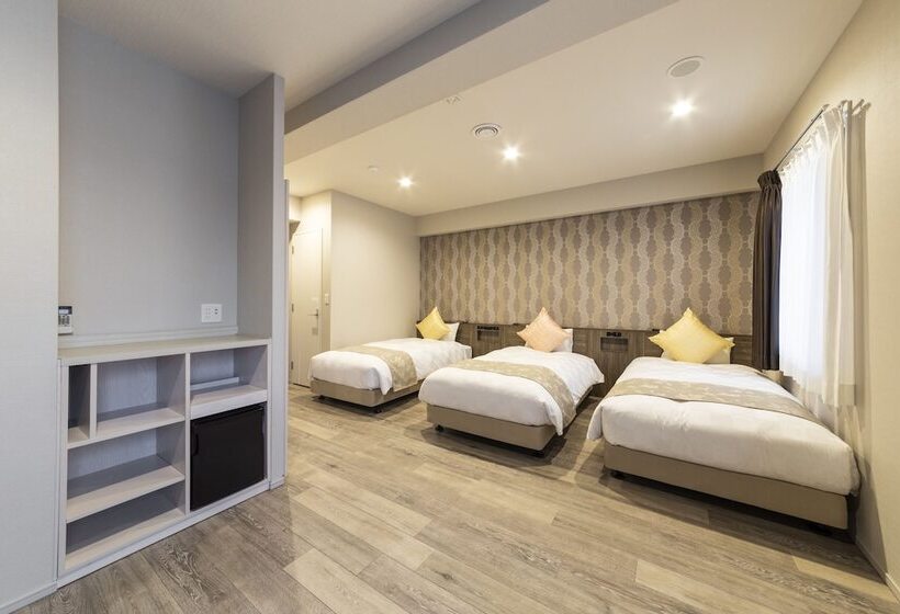 חדר סטנדרט לשלושה, Sarasa Hotel Dotonbori