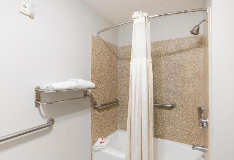适合残疾人使用的标准间, Red Roof Inn Stafford, TX