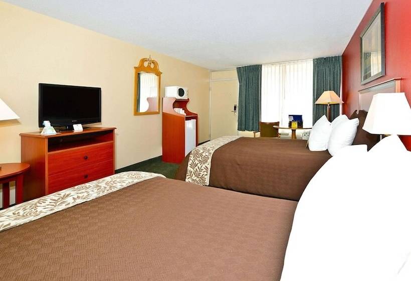 غرفه قياسيه سريرين مزدوجين, Magnuson Hotel Mountain View