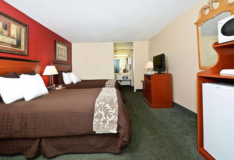 غرفه قياسيه سريرين مزدوجين, Magnuson Hotel Mountain View