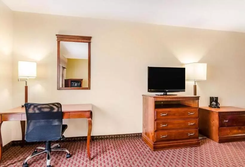 اتاق استاندارد با تخت بزرگ برای معلولان, Quality Inn & Suites Carthage Near Precious Moments Chapel