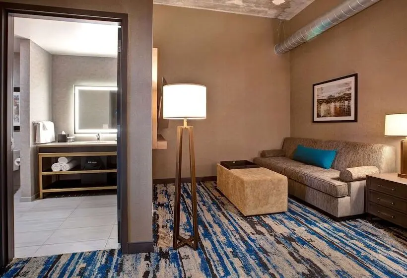 身障者適用スイートルーム, Embassy Suites By Hilton Rockford Riverfront