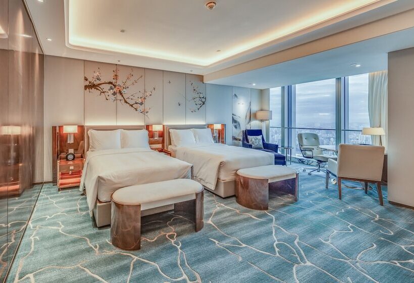 Номер Стандарт 2 Двуспальные Кровати, Na Lotus Hotel, A Luxury Collection Hotel, Nanning