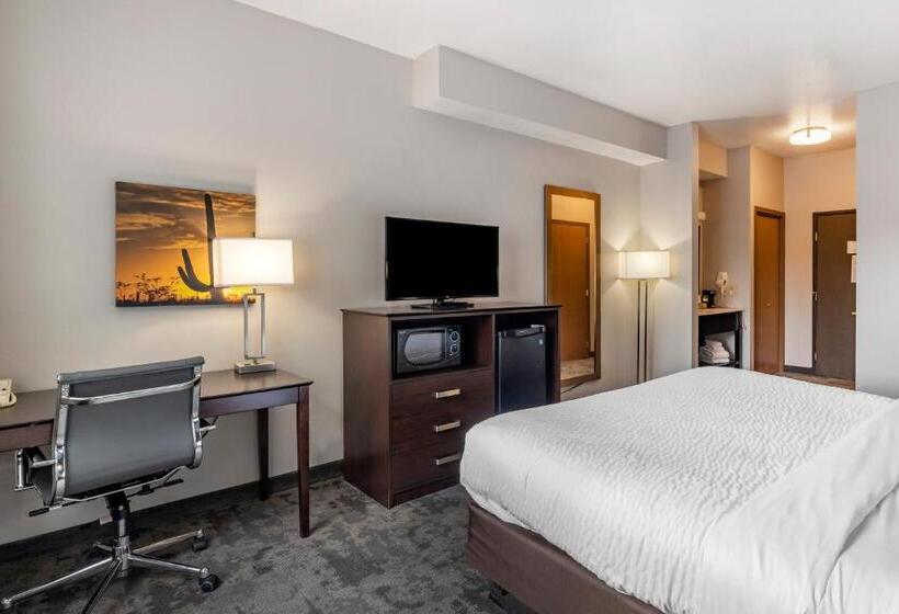 غرفة قياسية سرير كينج, Clarion Inn Kingman I40 Route 66