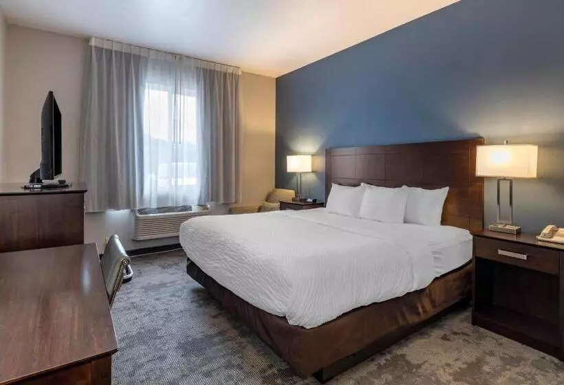 اتاق استاندارد با تخت بزرگ برای معلولان, Clarion Inn Kingman I40 Route 66