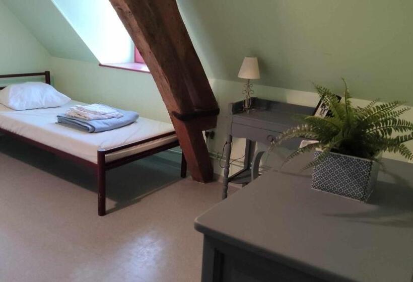 غرفة قياسية مطلّة علي الحديقة, Auberge De Jeunesse La Hulotte