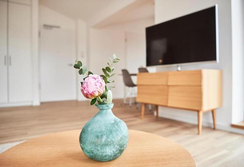 Апартаменты 1 Спальня Вид на Сад, Boardinghome Oldenburg