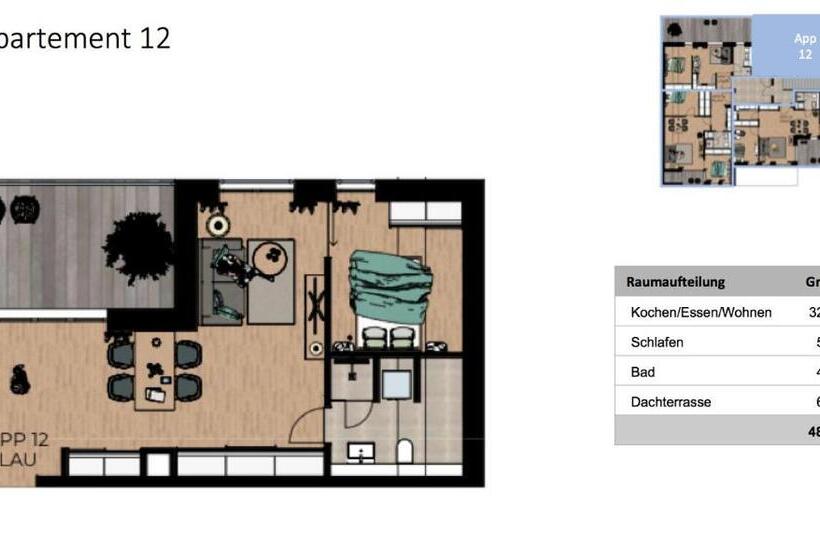 Апартаменты Deluxe 1 Спальня, Boardinghome Oldenburg