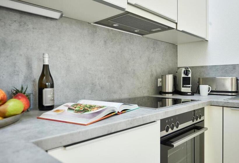 Апартаменты 1 Спальня Вид на Сад, Boardinghome Oldenburg