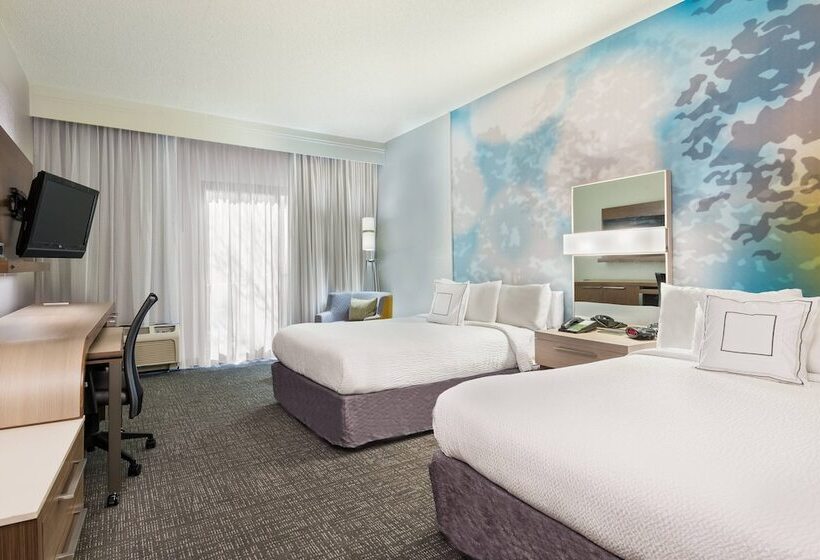 Номер Стандарт 2 Двуспальные Кровати, Courtyard By Marriott Wilmington/wrightsville Beach