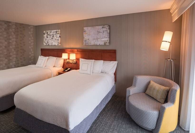 اتاق استاندارد با 2 تخت دوبل, Courtyard By Marriott New Haven Orange