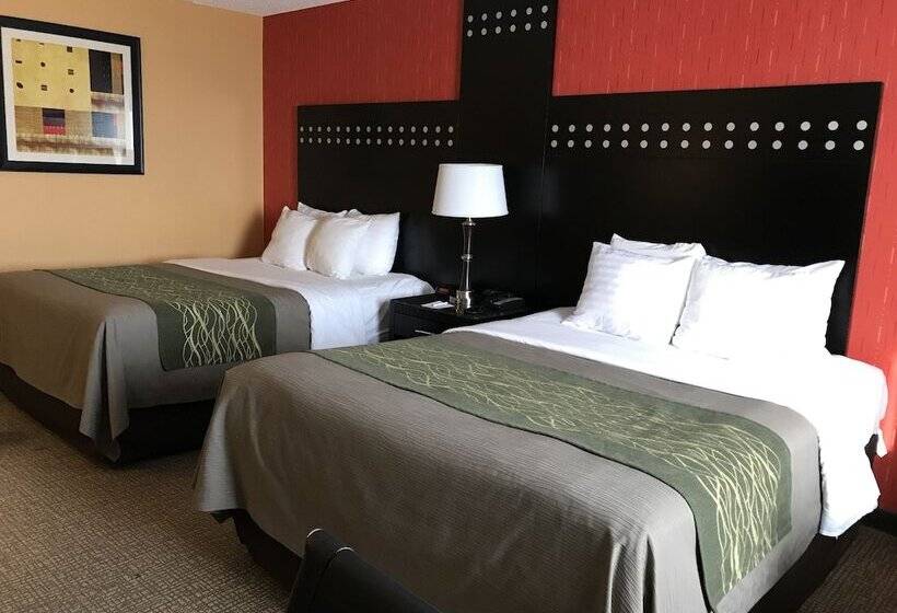 带2个双人床的标准工作室, Travelodge By Wyndham Absecon Atlantic City