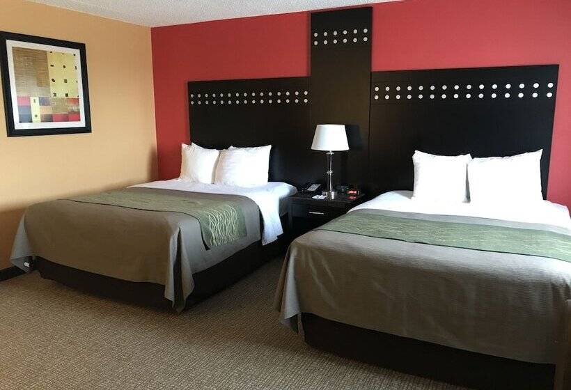 带2个双人床的标准工作室, Travelodge By Wyndham Absecon Atlantic City