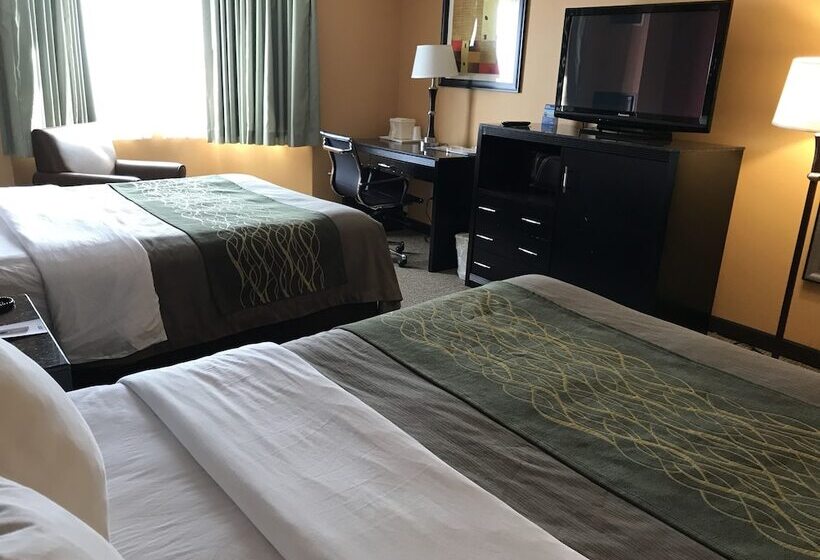 带2个双人床的标准工作室, Travelodge By Wyndham Absecon Atlantic City