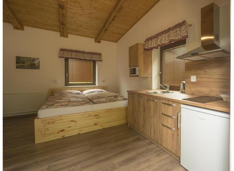 Mökki 1 Makuuhuone, Pension U Lipy