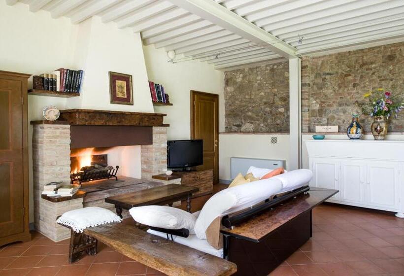 וילה דלוקס חדר שינה 1, Fattoria Pogni