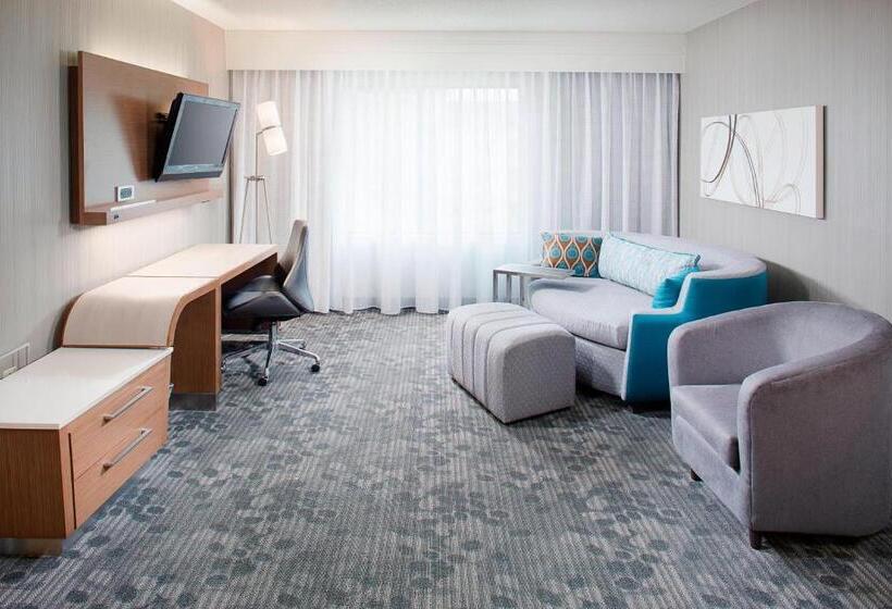 带大床的套房, Courtyard By Marriott Richmond Airport