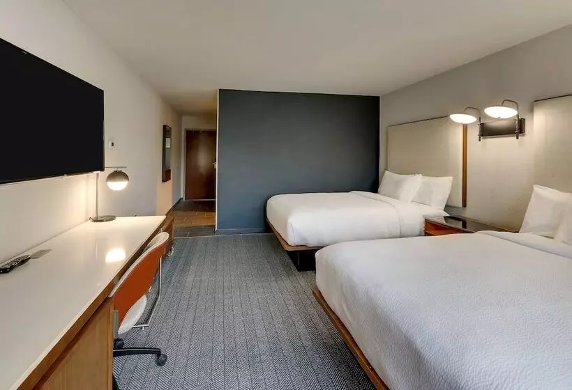 ２ダブルベッドのスタンダードルーム, Courtyard Lexington South/hamburg Place
