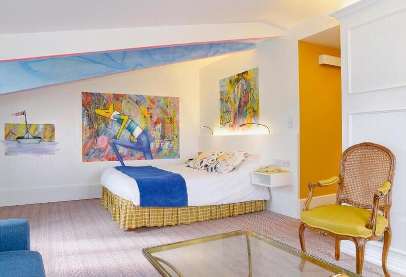 标准间带阳台, Hôtel L Yeuse   Teritoria