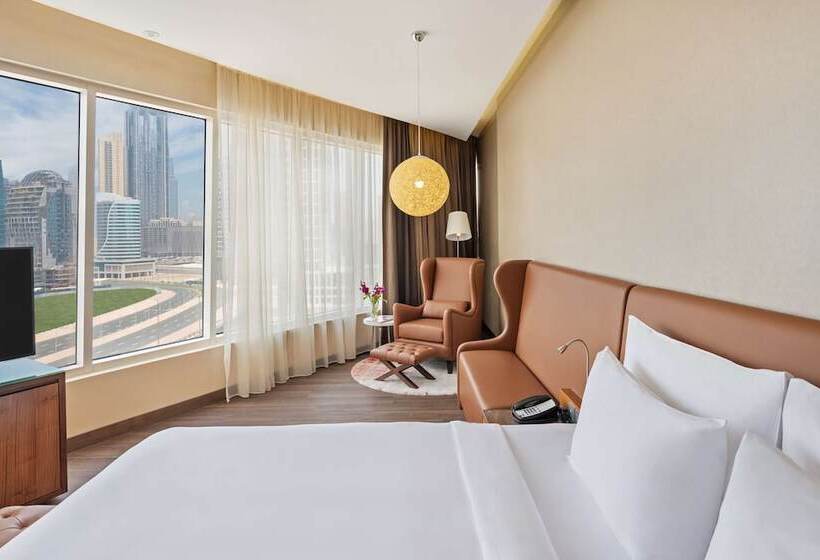 标准间, Radisson Blu Hotel, Dubai Canal View