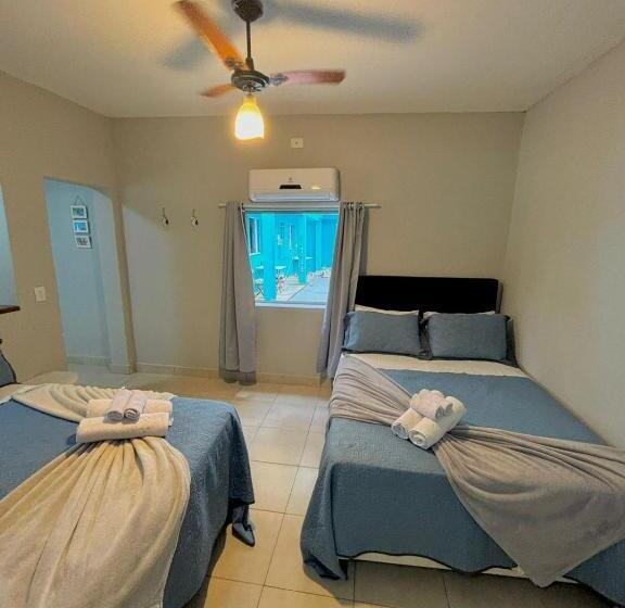 四人标准间, Pousada Orquídeas Do Guarujá