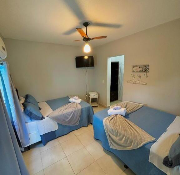 四人标准间, Pousada Orquídeas Do Guarujá