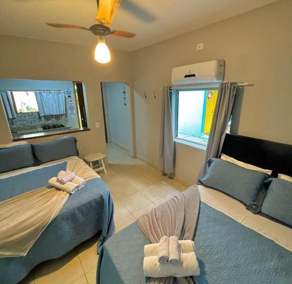 四人标准间, Pousada Orquídeas Do Guarujá