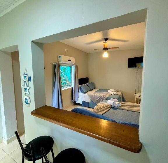 四人标准间, Pousada Orquídeas Do Guarujá