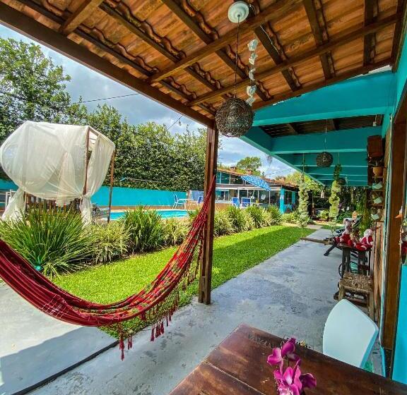 标准间带游泳池, Pousada Orquídeas Do Guarujá