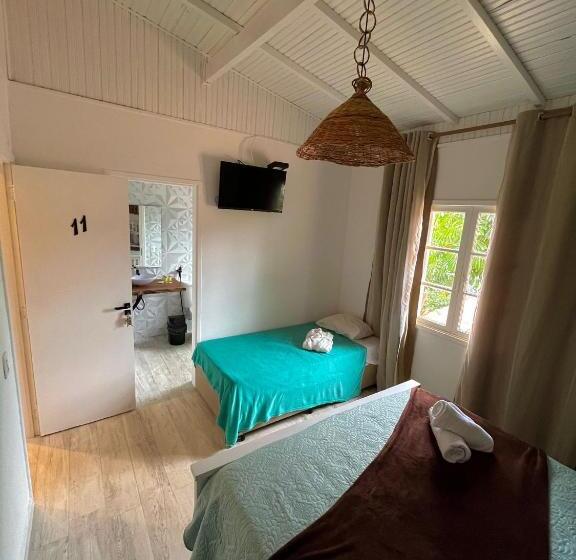 高级三人间, Pousada Orquídeas Do Guarujá