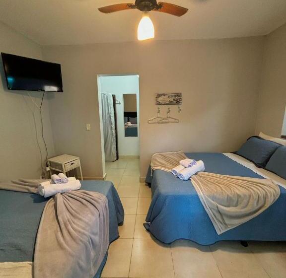 四人标准间, Pousada Orquídeas Do Guarujá