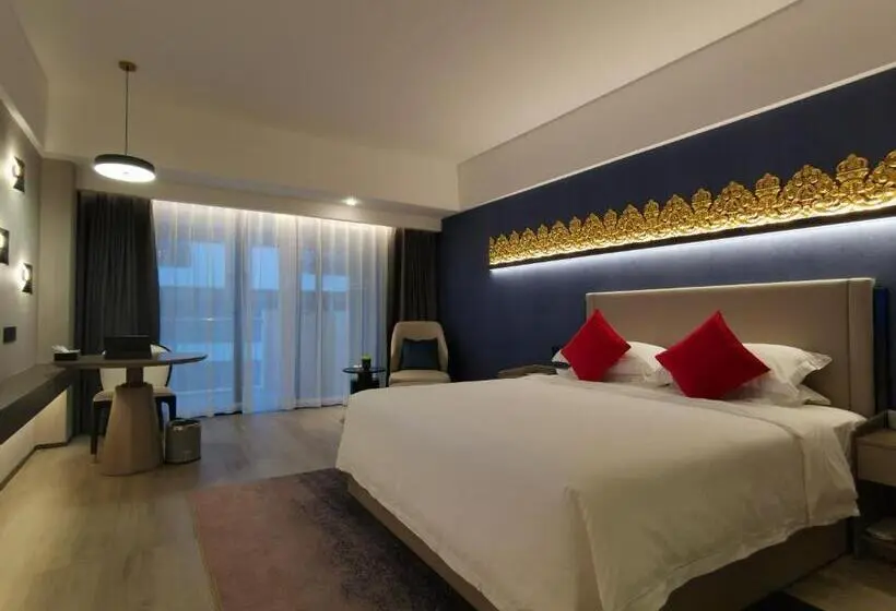 シティビューのデラックスルーム, Tian Yi International Hotel 天艺国际酒店