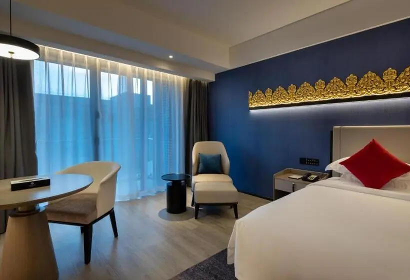 シティビューのデラックスルーム, Tian Yi International Hotel 天艺国际酒店