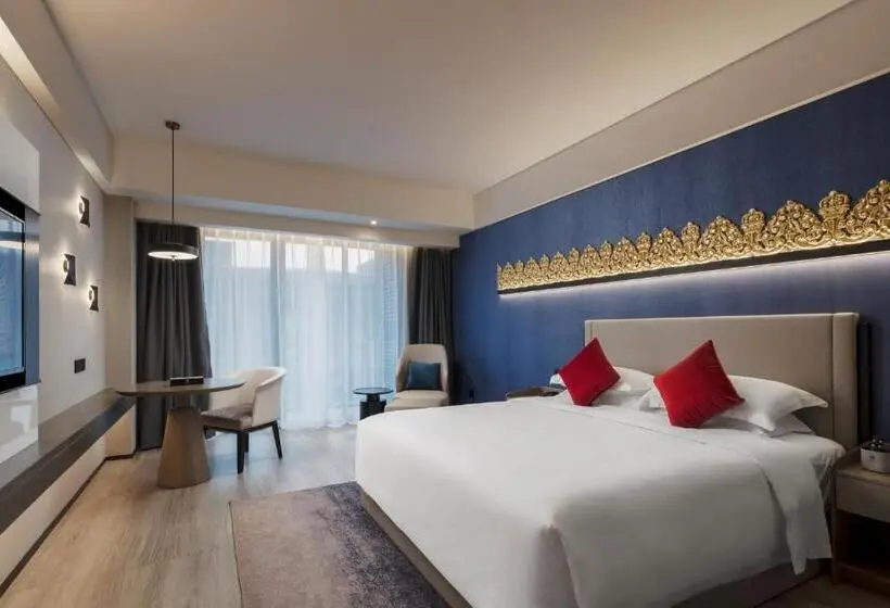 シティビューのデラックスルーム, Tian Yi International Hotel 天艺国际酒店