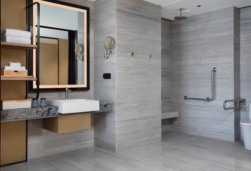 스탠다드 룸 더블 침대, Xuzhou Marriott Hotel Lakeview