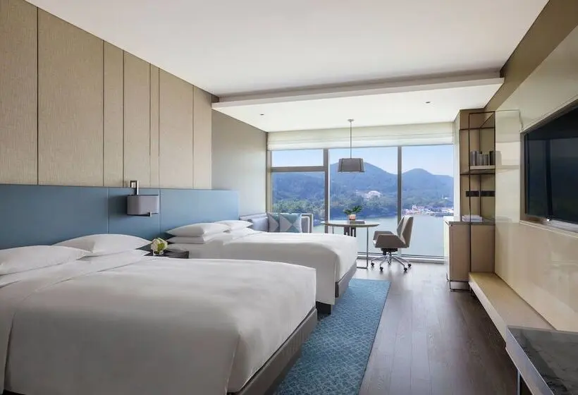 ダブルベッドスタンダードルーム, Xuzhou Marriott Hotel Lakeview