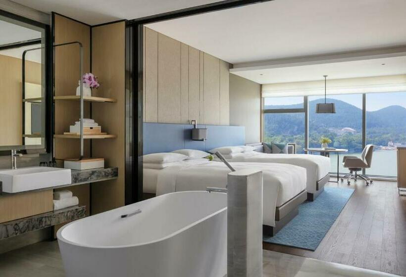 디럭스 룸 호수 전망, Xuzhou Marriott Hotel Lakeview