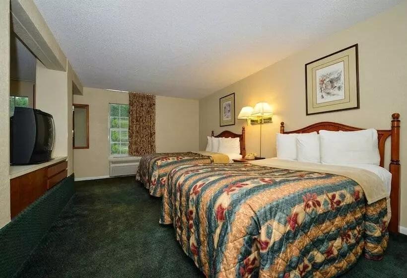 ２ダブルベッドのスタンダードルーム, Americas Best Value Inn Winnsboro, Sc