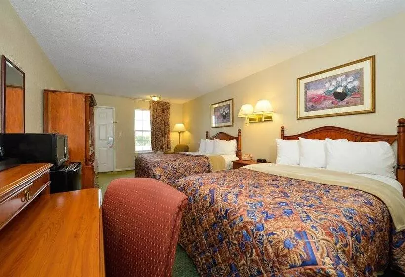 ２ダブルベッドのスタンダードルーム, Americas Best Value Inn Winnsboro, Sc
