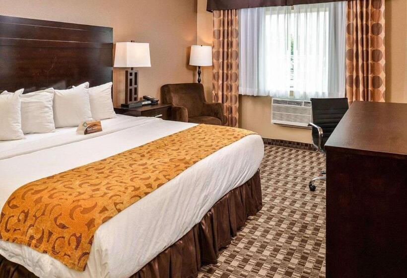 带大床的标准间, Quality Inn Hotel, Kent Seattle