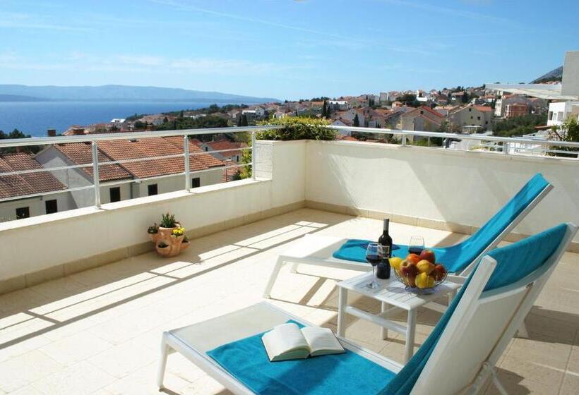 استودیوی استاندارد با چشم‌انداز دریا, Apartments Villa Azzurra Bol