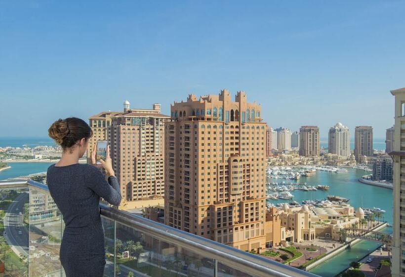 جناح ديلوكس غرفتين نوم, Hilton Doha The Pearl