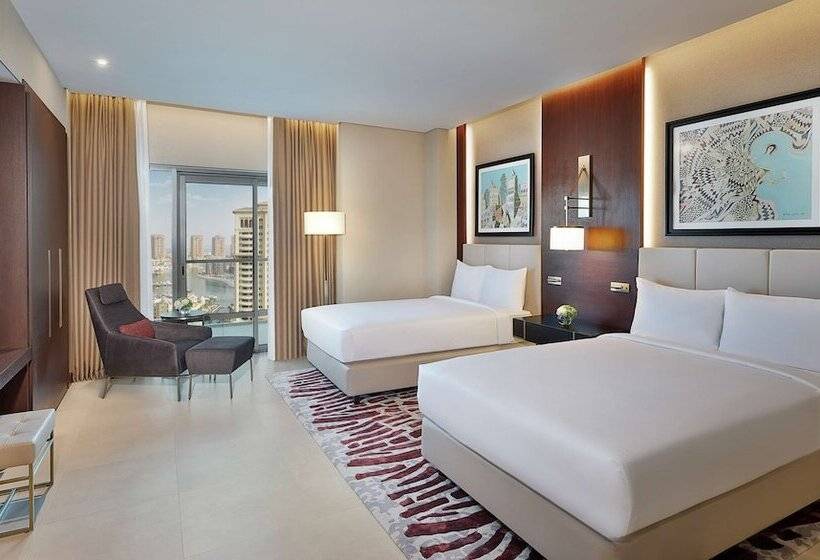جناح ديلوكس غرفتين نوم, Hilton Doha The Pearl