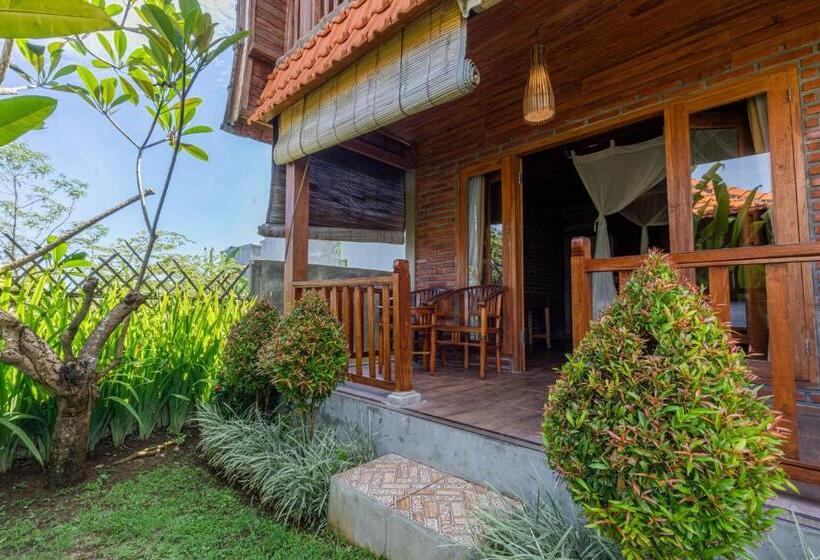 غرفة ديلوكس مطلة على حمام السباحة, D Jineng Rice Terrace Canggu