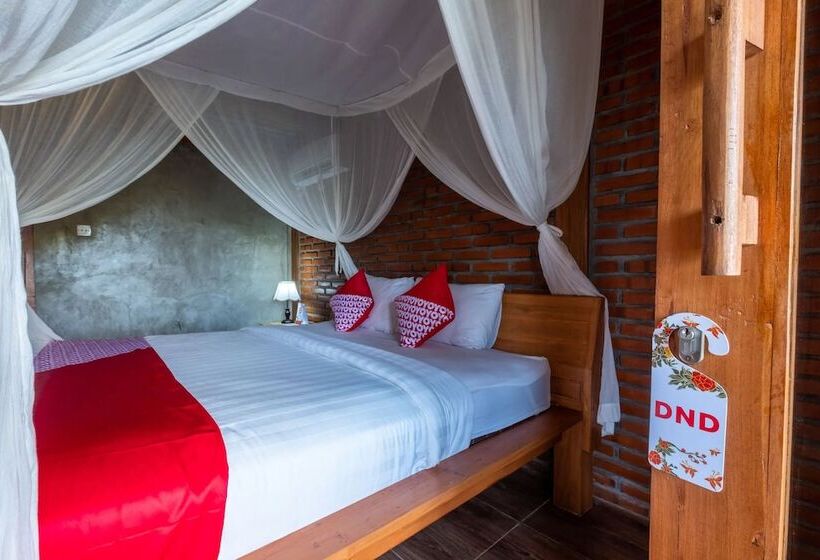 غرفة ديلوكس مطلة على حمام السباحة, D Jineng Rice Terrace Canggu