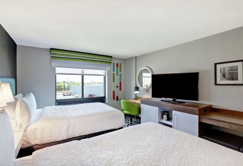 חדר סטנדרט שתי מיטות זוגיות, Hampton Inn Egg Harbor Township Atlantic City