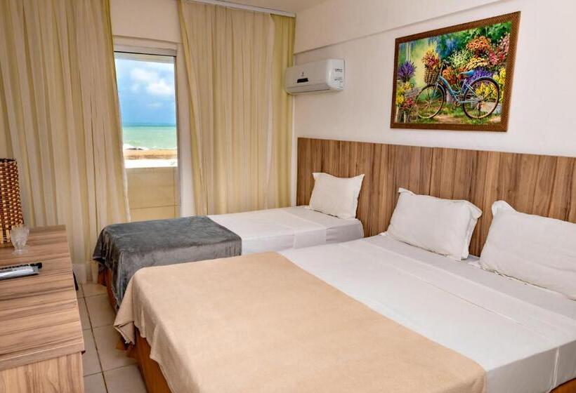 חדר דלוקס עם מרפסת נוף לים, Brisa Do Mar Beach