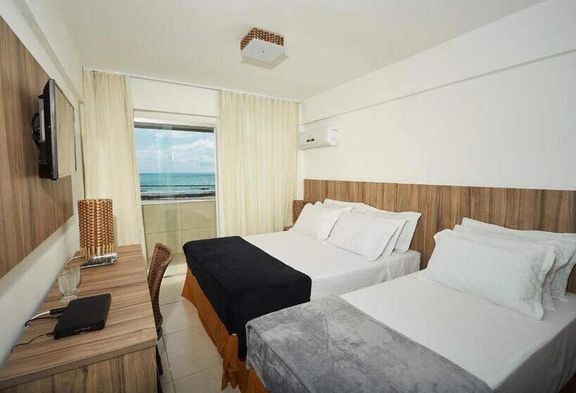 חדר דלוקס עם מרפסת נוף לים, Brisa Do Mar Beach